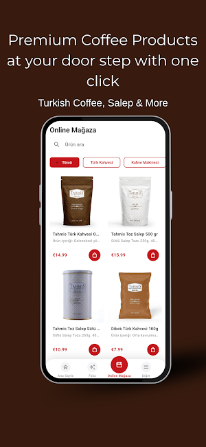 Kahve Store: Premium Coffee Screenshot 2