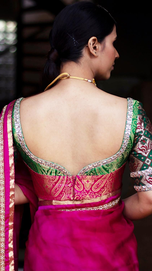 Blouse Tailoring Neck Designs Screenshot 1