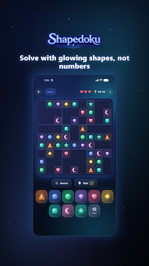 Shapedoku: Sudoku with Shapes Screenshot 2