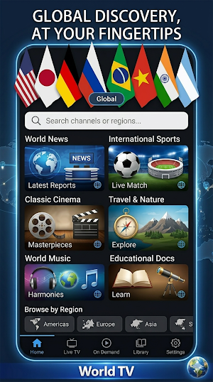 World TV Channels Hub Screenshot 3