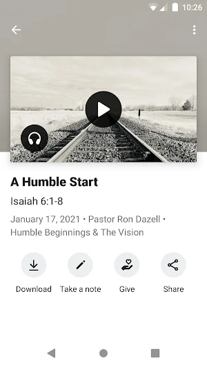 Evangelical Bible Church Screenshot 2