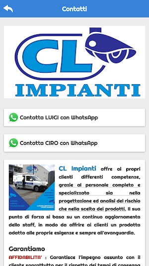 CL Impianti Screenshot 1