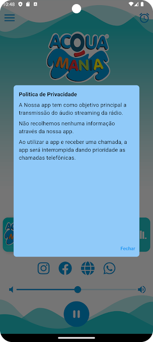 Rádio Acquamania Screenshot 3