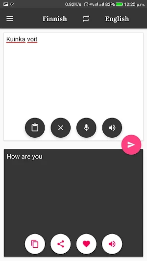 Finnish-English Translator Screenshot 3