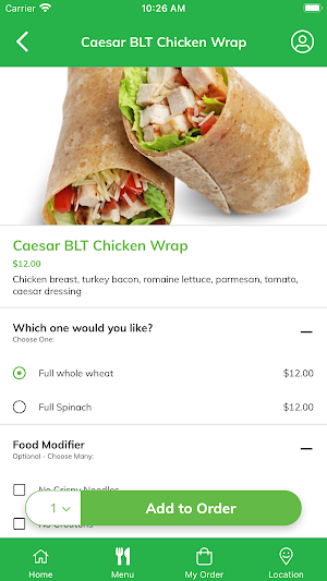 Fresh Healthy Cafe MO Screenshot 3