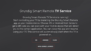 Grundig Smart Remote - TV Service Screenshot 1