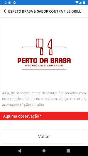 Perto Da Brasa Screenshot 1