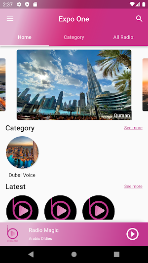 Expo One Radio Screenshot 0