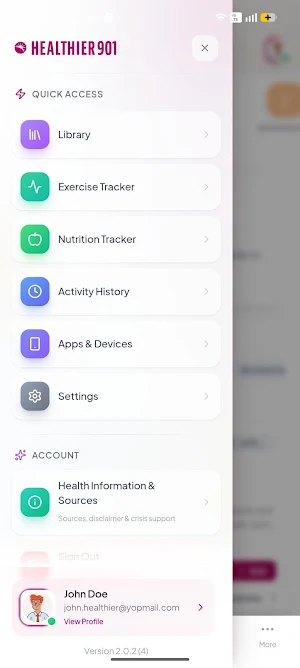 Healthier 901 Gen2 Screenshot 2