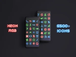 [SSP] - Neon RGB Icon Pack Screenshot 0