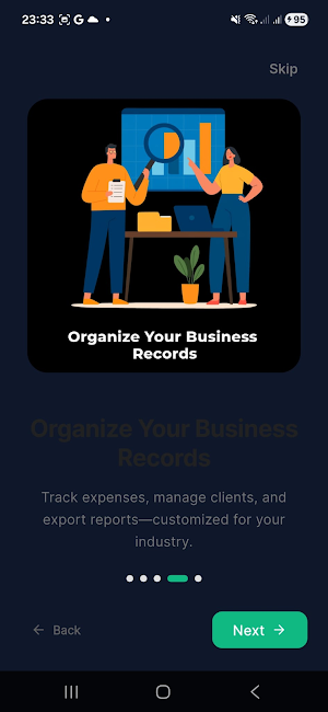 Tuned Books:Business Account Screenshot 1