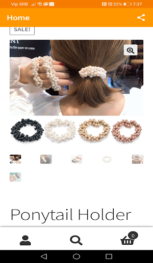 Hair Accessories Shop Screenshot 1