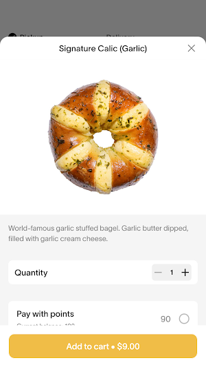 CALIC BAGEL Screenshot 1