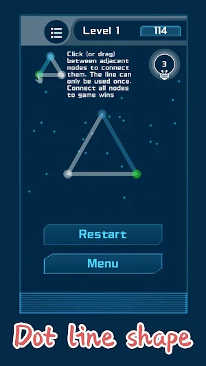 Draw Line Stroke-dot connect puzzle leisure game Screenshot 2