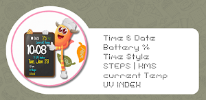 Hotty Dog Animated Watch Face Screenshot 1