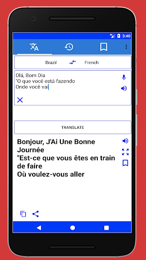 Traducteur Français Portugais Screenshot 0