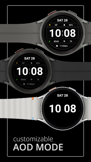 DADAM123: Digital Watch Face Screenshot 3