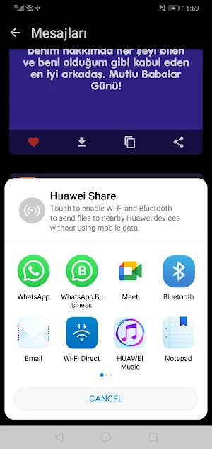 babalar günü mesajları Screenshot 2