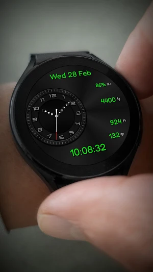 Hybrid Sport Watch face 02 Screenshot 3