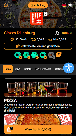 Giazzo Pizza Screenshot 2