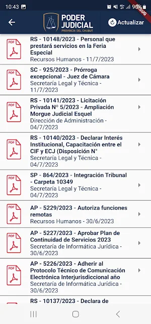 JUSChubut Screenshot 3