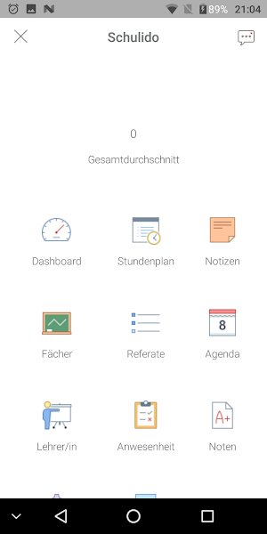 Stundenplan Schulplaner Screenshot 1