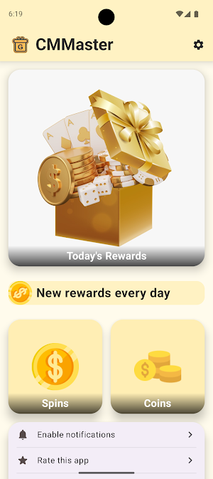 CMMaster: Daily Rewards Links Screenshot 0