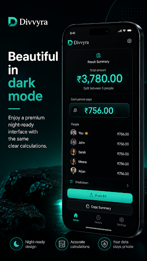Divvyra: Tip Calculator Screenshot 0