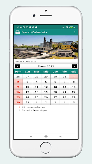 Mexico Calendario 2022 Screenshot 0