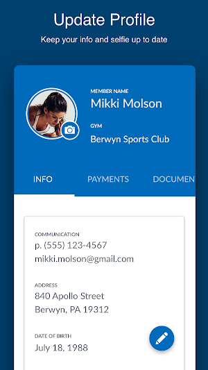Berwyn Sports Club Training Screenshot 2