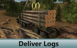 🌲⚙️ Sawmill 🚚 Truck Driver Simulator 3D Screenshot 2