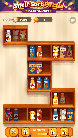 Shelf Sort Puzzle Screenshot 2