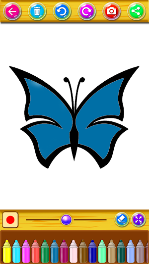 Butterfly Drawing Book for Kid Screenshot 1
