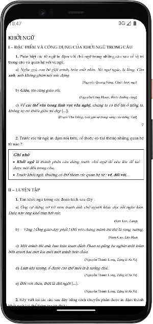 Ngữ Văn Lớp9 Tập hai Screenshot 1