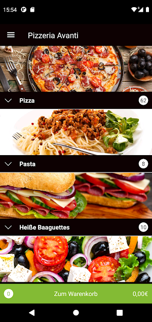 Pizzeria Avanti Screenshot 2