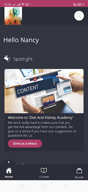 Diet and Kidney Academy Screenshot 3