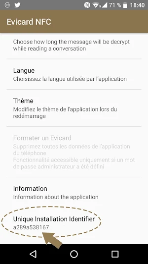 EVICARD NFC Screenshot 2
