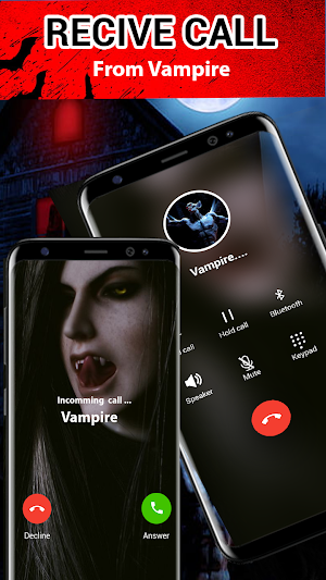 Vampire fake call - video chat Screenshot 2