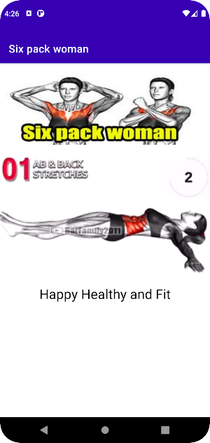 Six pack woman Screenshot 3