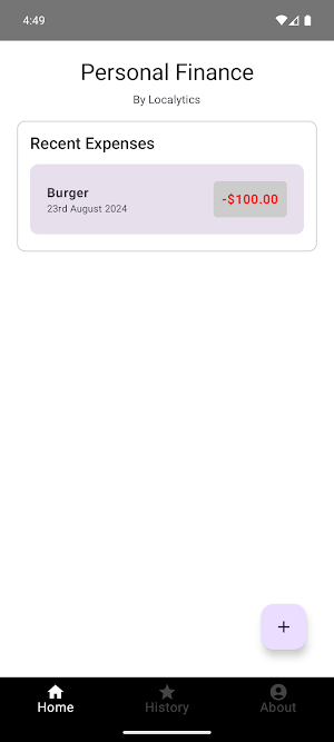 Personal Finance Screenshot 2