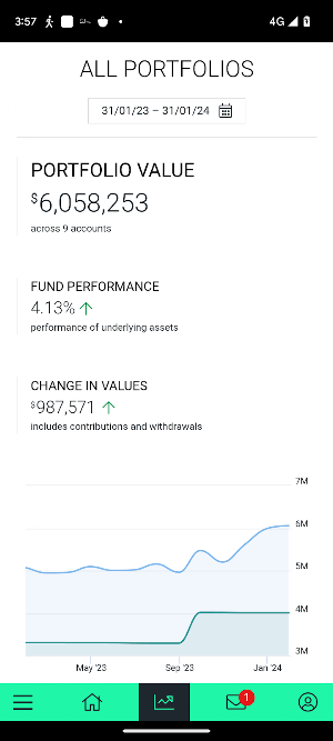 Iress Client Portal Demo Screenshot 3