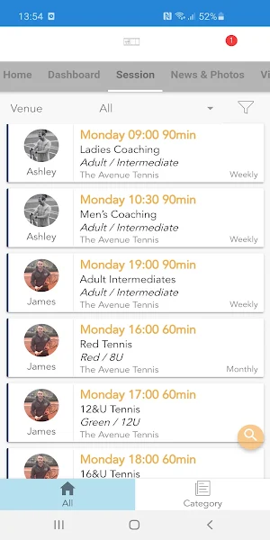 The Avenue Tennis Screenshot 1