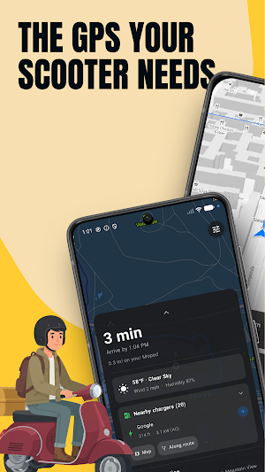 Urban Rider Scooter Navigation Screenshot 0