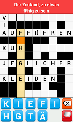 Kreuzworträtsel Deutsch Adfree Screenshot 1