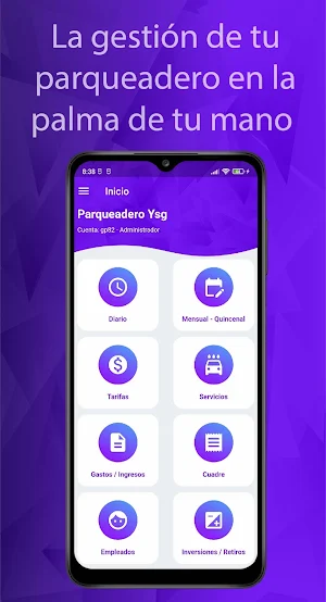 GesPark:Gestión - Parqueaderos Screenshot 1