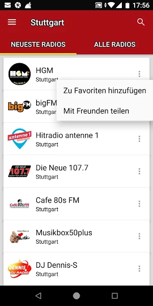 Radiosender Stuttgart - Deutschland Screenshot 1