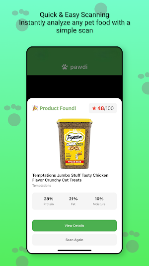 Pawdi - Pet Food Scanner Screenshot 3