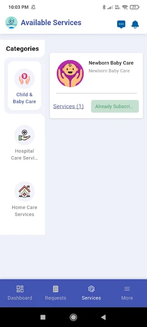 Caretaker Nepal Provider Screenshot 1