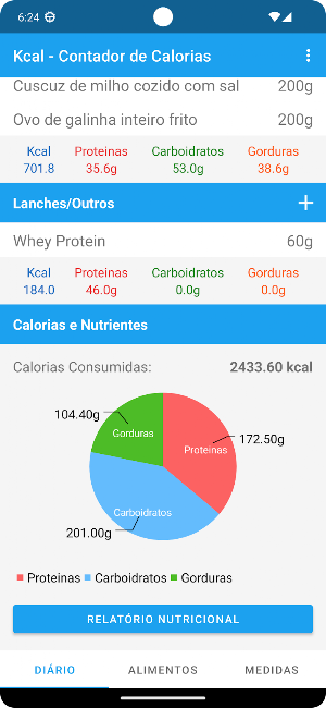 Kcal - Contador de Calorias Screenshot 0
