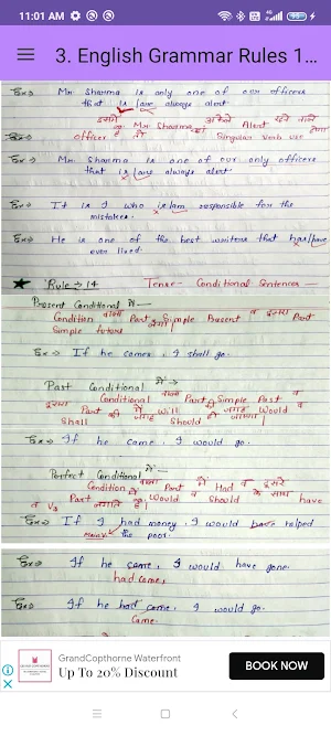60 Rules of English Grammar Screenshot 2